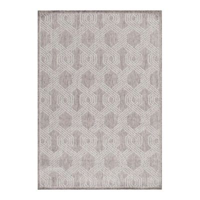 Tapis plat extérieur et intérieur Playa 200x140 CM - Gris