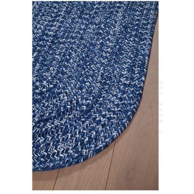 Tapis plat rond intérieur et extérieur moderne Arima 120x0 CM - Bleu