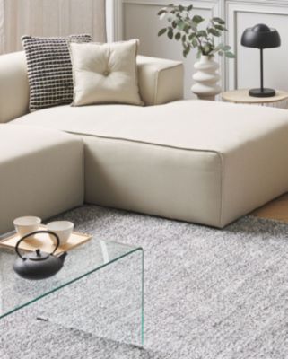 Tapis à poils longs DEMRE Gris 200 x 300 cm