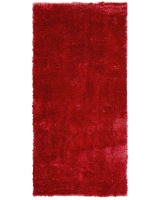 Tapis à poils longs EVREN Rouge 80 x 150 cm