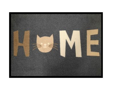 Tapis Polyamide Imprime Chat Home 40 X 60 Cm Castorama