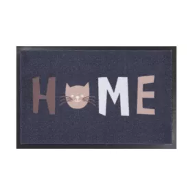 Tapis polyamide imprimé Chat Home 40 x 60 cm