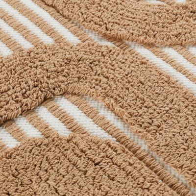 Tapis "Poppy" coton tufté 60x90cm- Bleu- Atmosphera