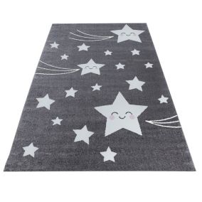 Tapis pour enfant rectangle Suzy 150x80 CM - Gris