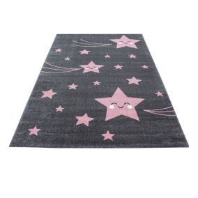 Tapis pour enfant rectangle Suzy 150x80 CM - Rose