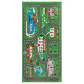 Tapis pour enfant vert 150 x 80 cm TUTAK