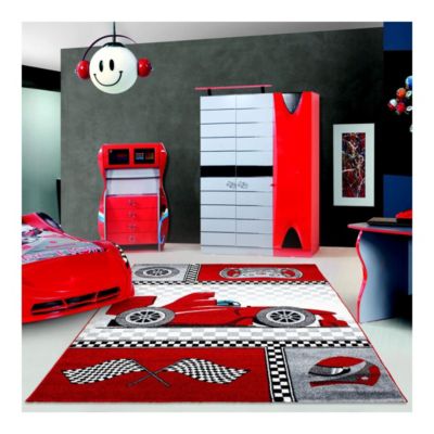 Tapis pour garçon en polypropylène Korting 170x120 CM - Rouge