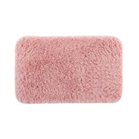 Tapis Queeny - tapis rectangulaire rose - Douceur d'Intérieur - Tapis Rose 50 x 80