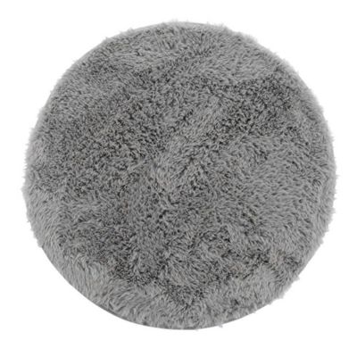 Tapis Queeny - tapis rond gris - Douceur d'Intérieur