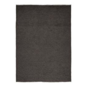 Tapis réversible charbon/gris foncé 160x230