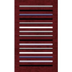 Tapis Rayures Bordeaux, Dimension: 200x290