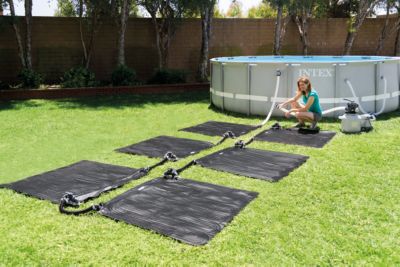 Tapis Réchauffeur Solaire Intex en Noir pour Piscine