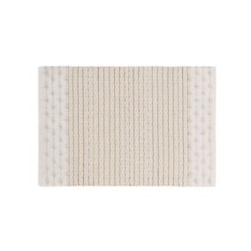 Tapis rectangle fantaisie (60x90 cm - Naturel)