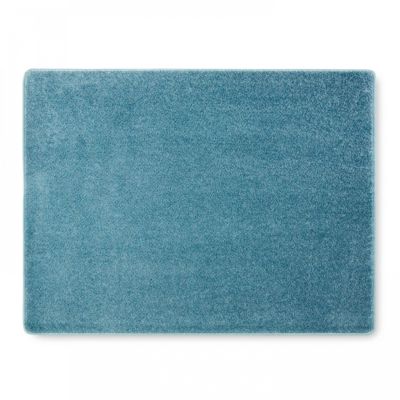 Tapis rectangulaire en polypropylène 120x160 cm bleu  Oviala