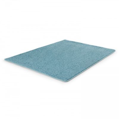 Tapis rectangulaire en polypropylène 120x160 cm bleu  Oviala