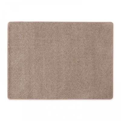 Tapis rectangulaire en polypropylène 120x160 cm taupe  Oviala