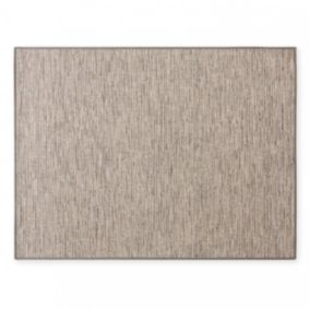 Tapis rectangulaire en polypropylène 160x230 cm terre  Oviala