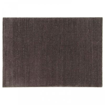 Tapis rectangulaire en polypropylène gris anthracite 120 x 170 cm  Oviala