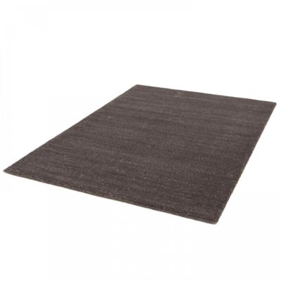 Tapis rectangulaire en polypropylène gris anthracite 120 x 170 cm  Oviala