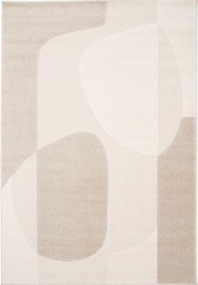 Tapis rectangulaire formes géométriques Brera beige L.230 x l.160 cm Balta