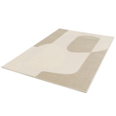 Tapis rectangulaire formes géométriques Brera beige L.230 x l.160 cm Balta