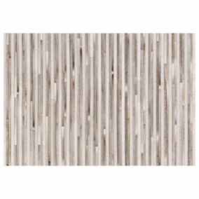 Tapis rectangulaire motif patchwork effet peau de vache 160 x 230 cm  Oviala