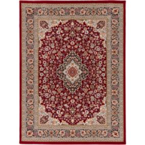 Tapis rectangulaire style oriental Persan rouge L.170 x l.120 cm Balta