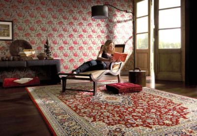 Tapis rectangulaire style oriental Persan rouge L.170 x l.120 cm Balta