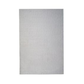 Tapis à relief galet extra-doux blanc 160x230