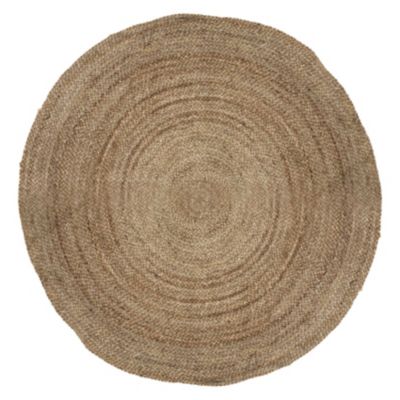 Tapis rond  décoratif en Jute D 120 cm