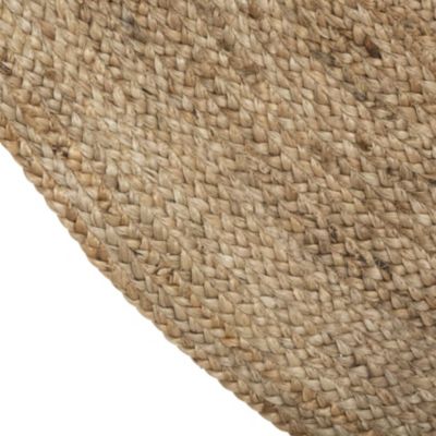 Tapis rond  décoratif en Jute D 120 cm