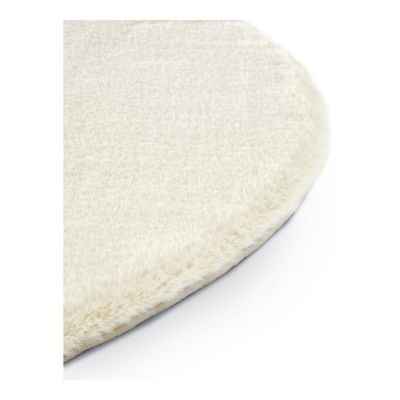 Tapis rond doux intérieur Kinsey 120x0 CM - Crème