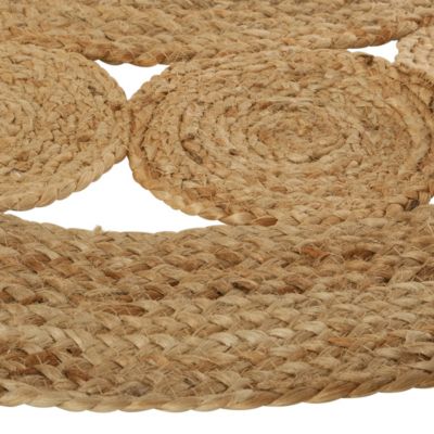 Tapis rond en jute ajouré Esra Ø120 cm