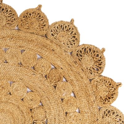Tapis rond en jute naturel Kolkata ⌀120cm