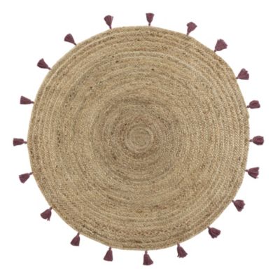 Tapis Jute Rond 120 Cm