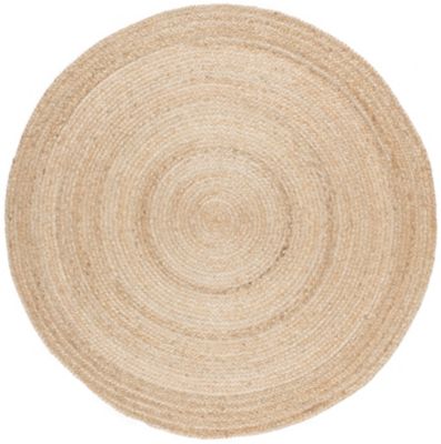 Tapis rond Melua en jute tissé Ø80cm GoodHome