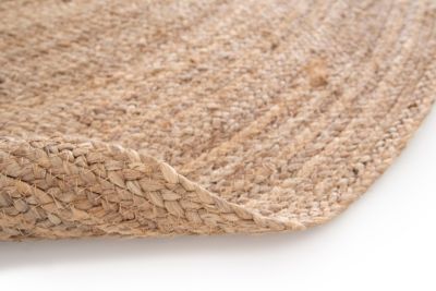 Tapis rond Melua en jute tissé Ø80cm GoodHome