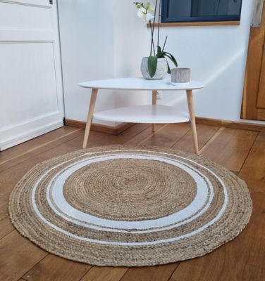 Tapis rond naturel Jakarta Ø150cm