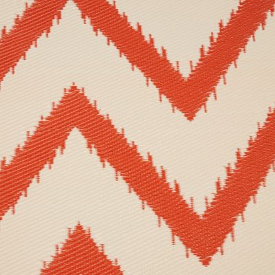 Tapis rural Blooma blanc et mango 120 x 170 cm