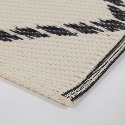Tapis rural Blooma RUR 2-33-6 bleu nuit et bouleau 120 x 170 cm