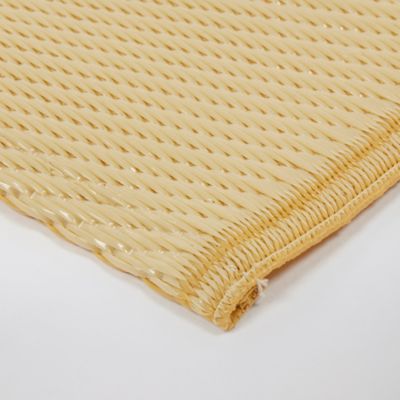 Tapis rural Blooma sauterne et cocon 120 x 170 cm