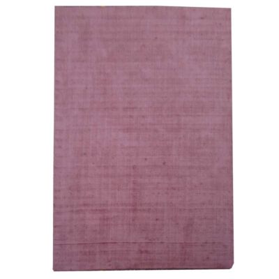 tapis salle à manger 240x340 fait main rose rectangle motif uni NEO UNI