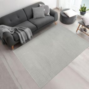 Tapis salon ARC6EL 120x160 cm Gris - Tapis Chambre doux et soyeux