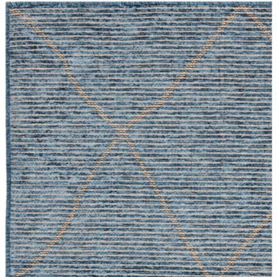 Tapis salon et chambre moderne en jute BLUEBERRY 120x170 cm