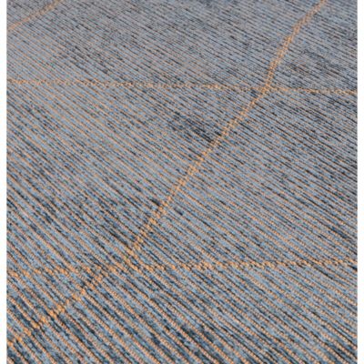 Tapis salon et chambre moderne en jute BLUEBERRY 120x170 cm