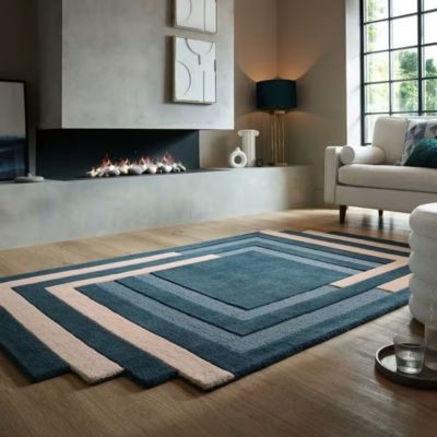 Tapis salon et chambre moderne en laine MAZY 200x290 cm