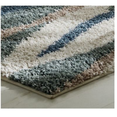Tapis salon et chambre moderne poils épais STREAMY 160x230 cm