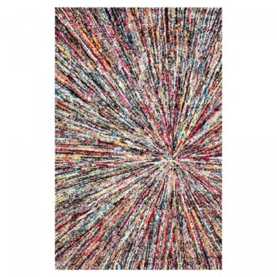 Tapis salon et chambre tissé motif ethnique IMPACT, multicolore