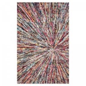 Tapis salon et chambre tissé motif ethnique IMPACT, multicolore