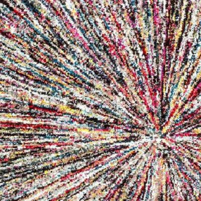 Tapis salon et chambre tissé motif ethnique IMPACT, multicolore